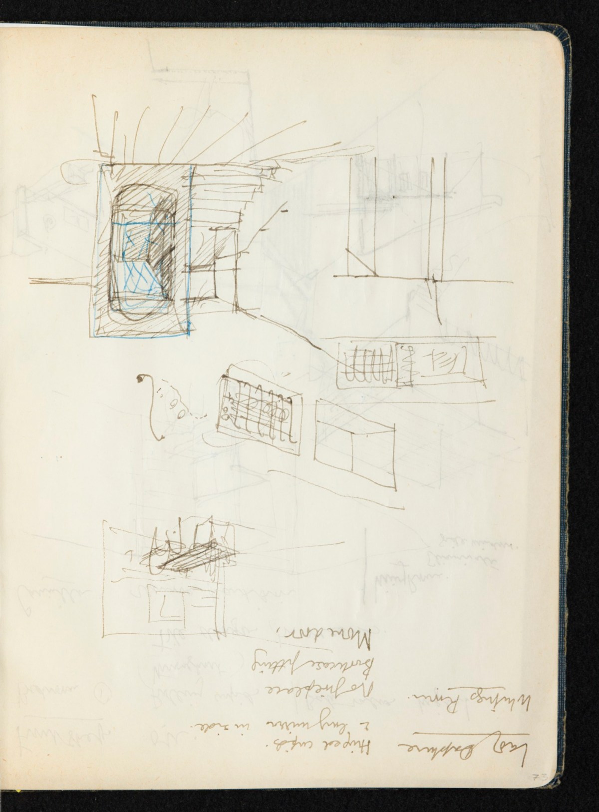 Sir Hugh Casson PRA, Britannia and Glyndebourne sketchbook