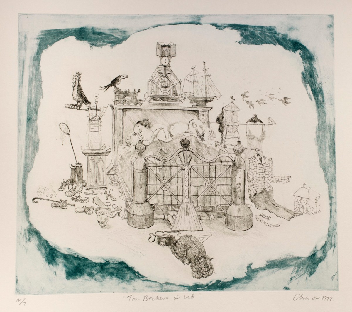 Chris Orr RA, 'The Bechers in Bed'