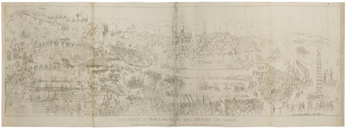 James Basire the elder, The Siege of Boulogne by Henry VIII, 1544