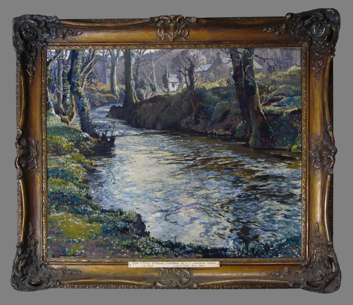 Unknown, Frame for S.J. Lamorna Birch RA 'Our Little Stream, Lamorna'