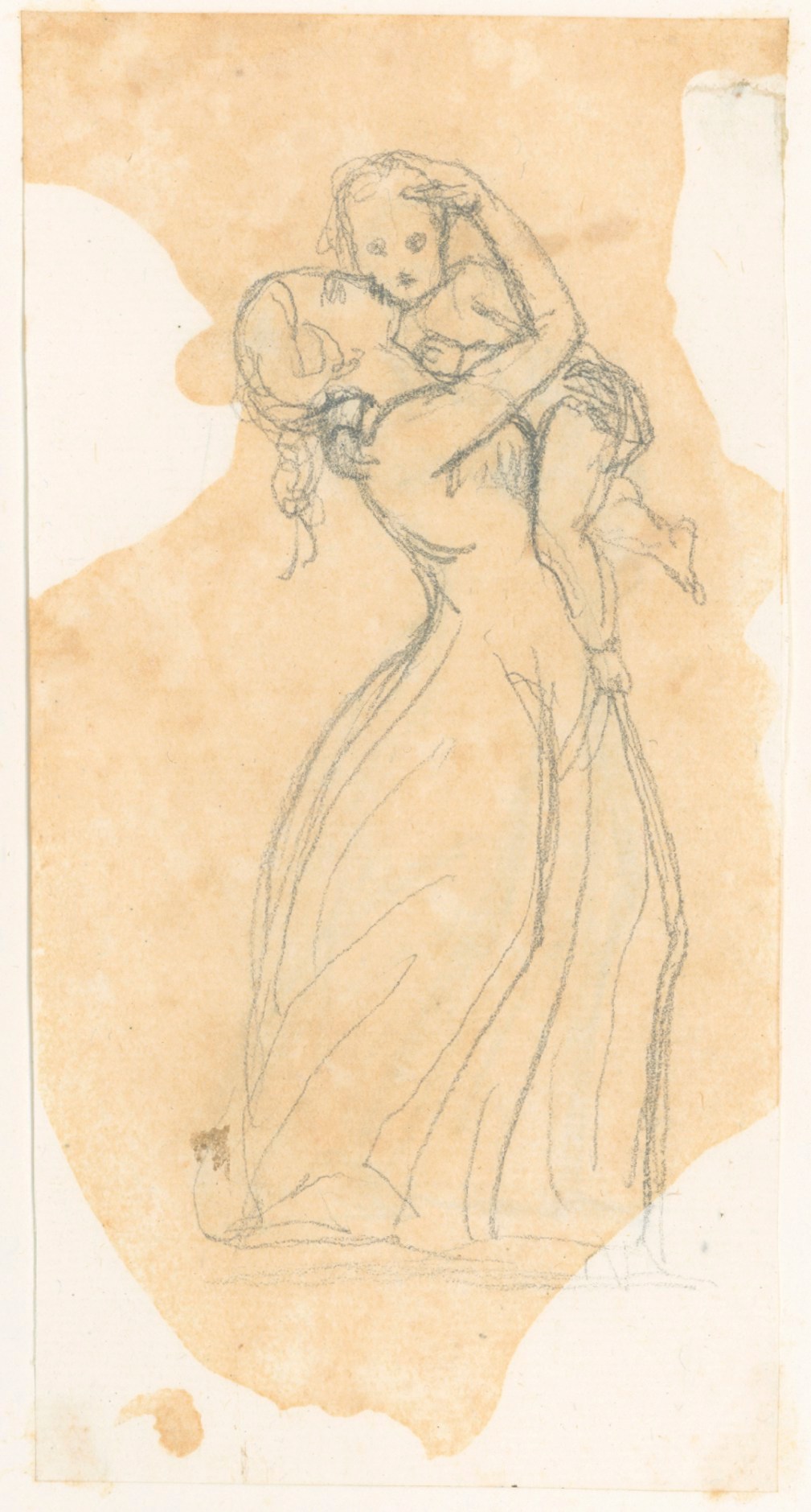 John Gibson RA, Standing girl carrying a child