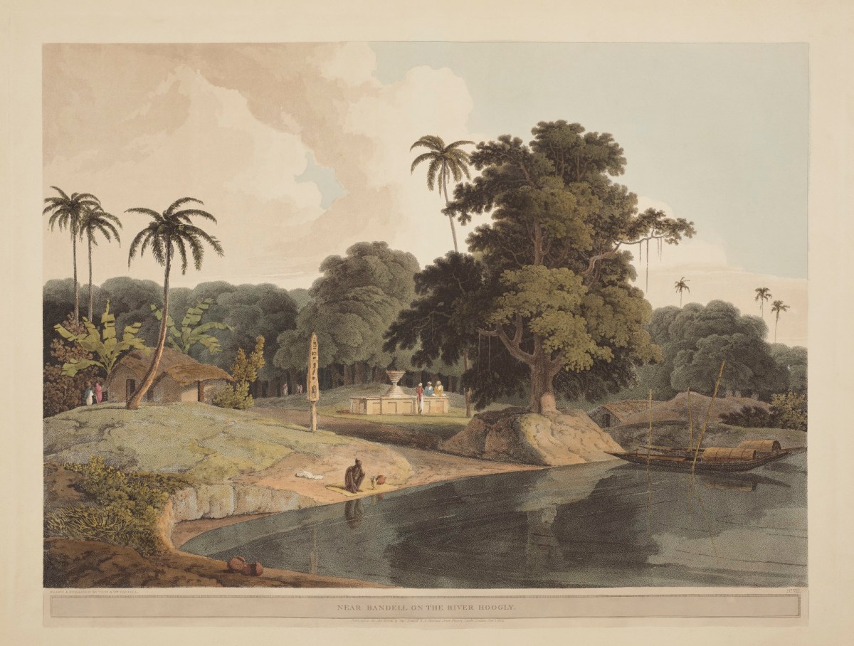 Thomas Daniell RA, Near Bandell On The River Hoogly