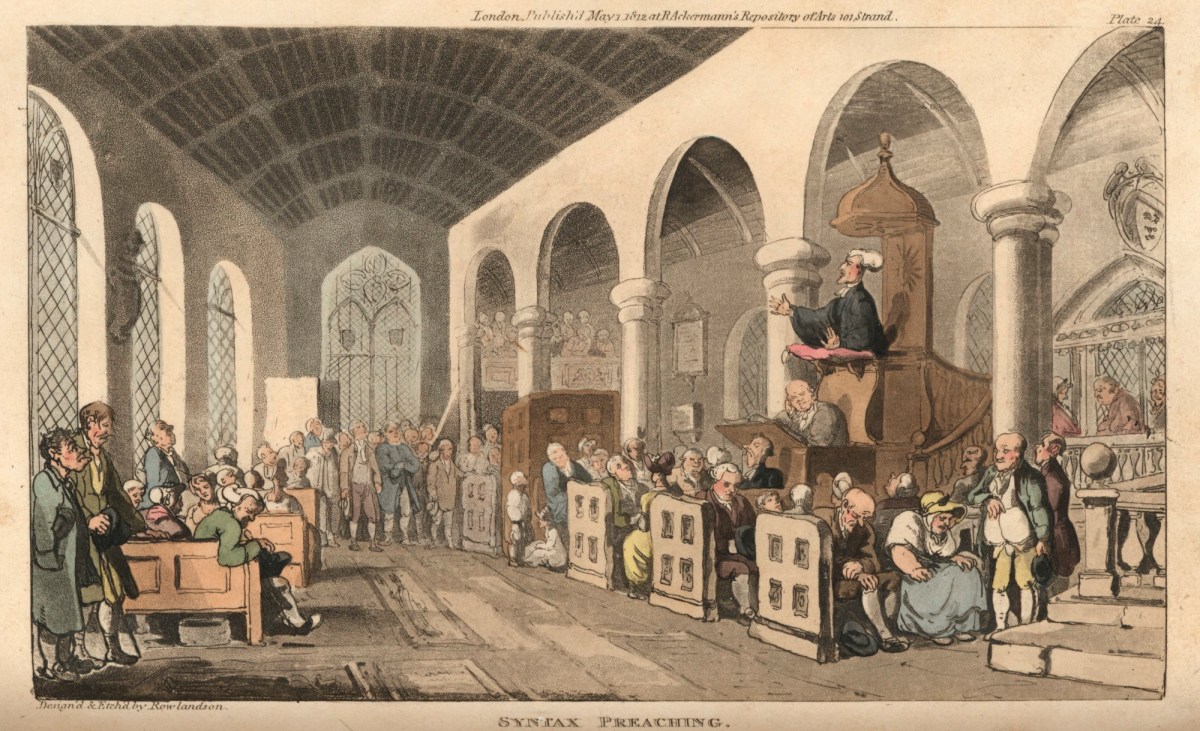 Thomas Rowlandson, Syntax preaching