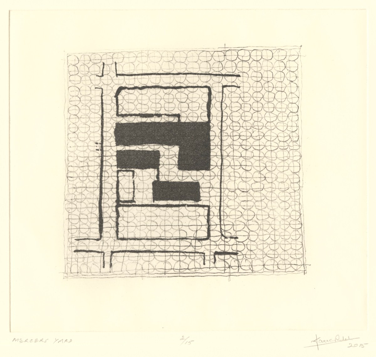 Ian Ritchie RA, Mercers Yard