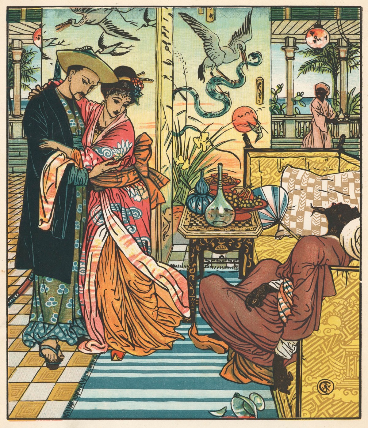 Walter Crane, Death of the Magician
