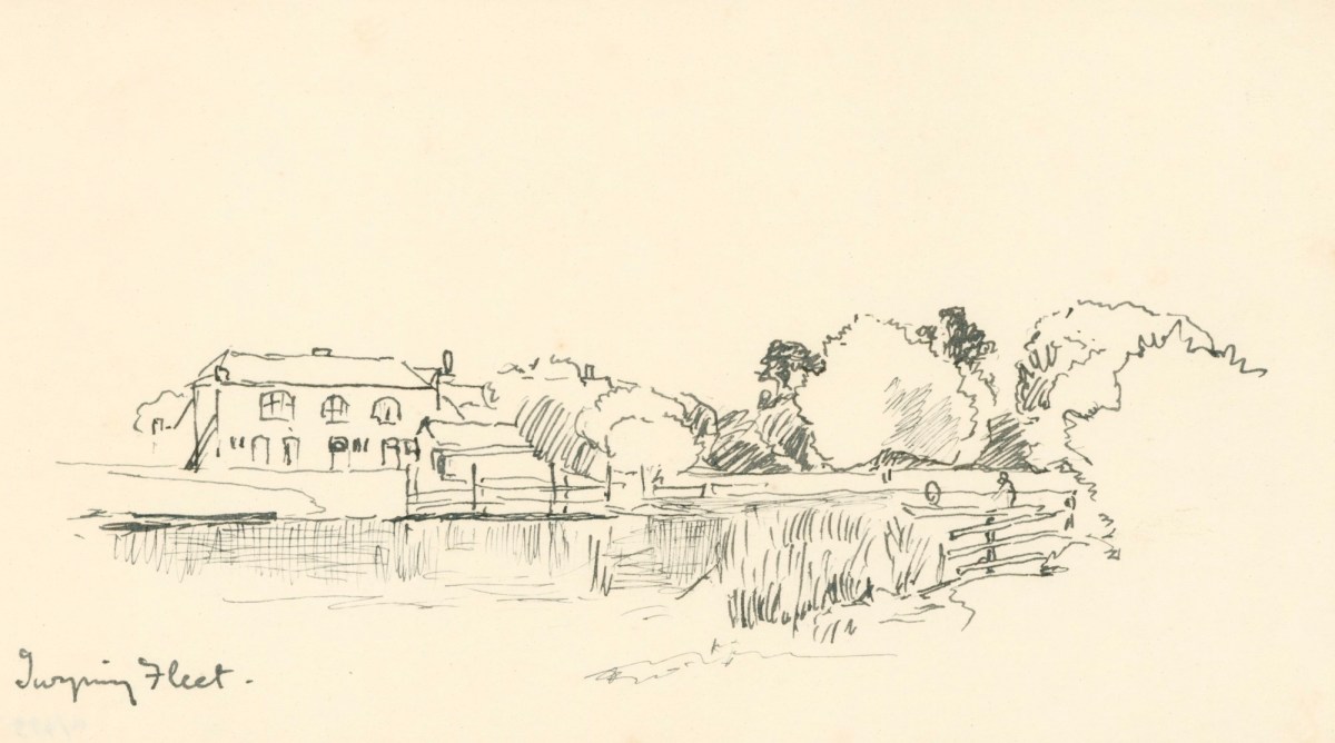 Alfred Parsons RA, View at Twyning Fleet