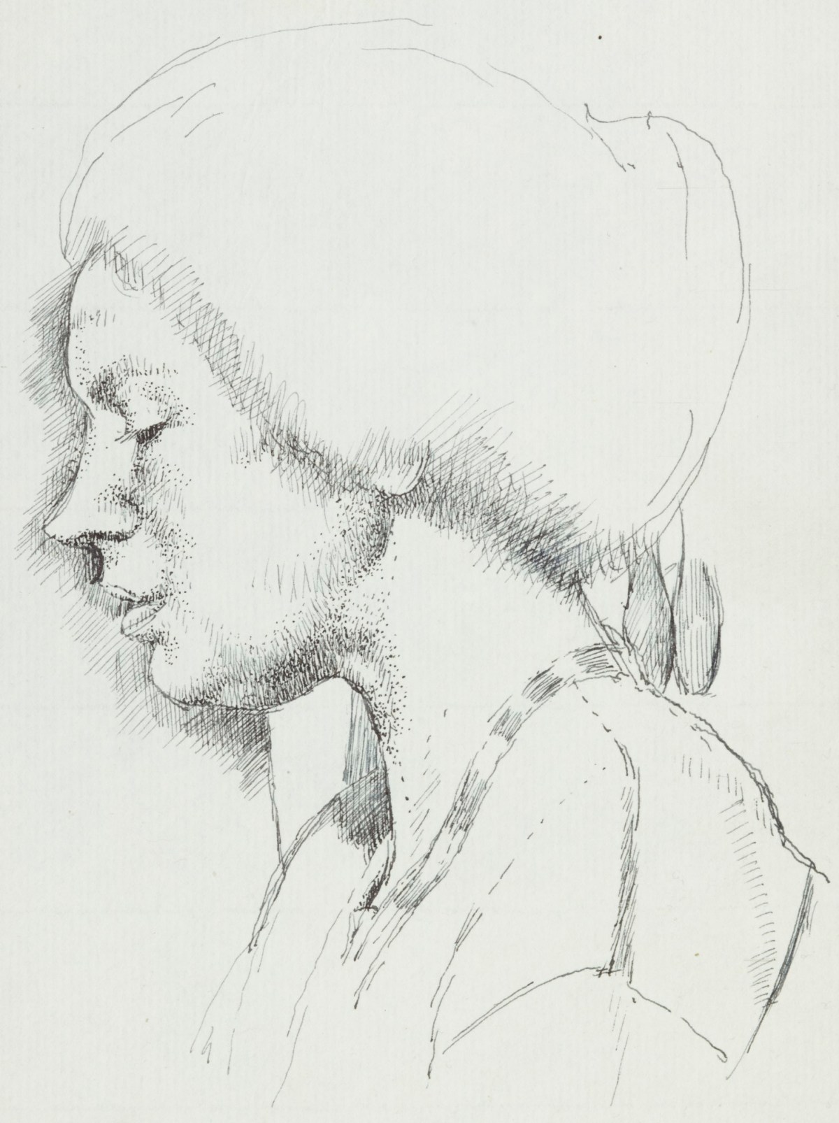 Side Profile Study Of Dorothy Hutton Works Of Art Ra Collection Royal Academy Of Arts Sketch brush set for procreate on ipad! side profile study of dorothy hutton