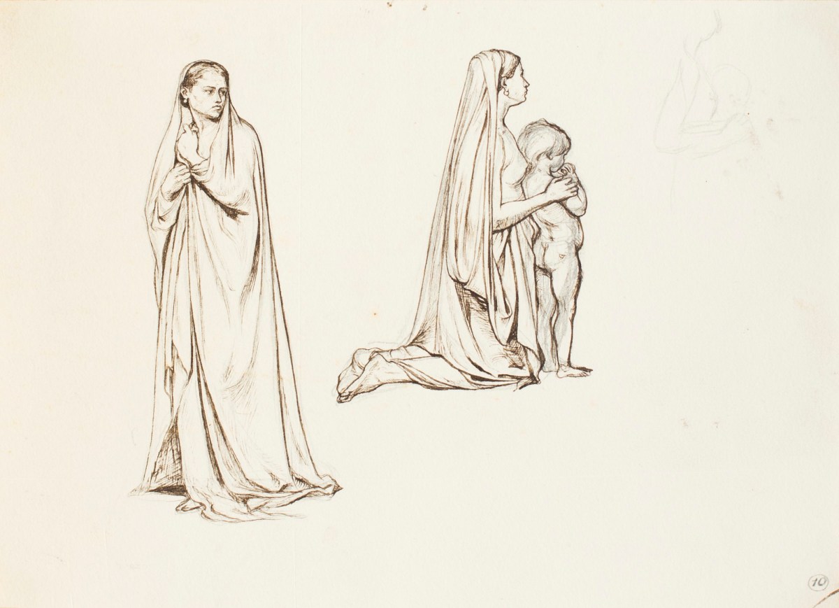 Henry Hugh Armstead RA, Figure studies for a monument to Henry Thomas in Llandaff Cathedral