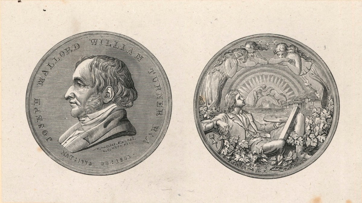Leonard Charles Wyon, The Turner Medal as executed: reverse and obverse