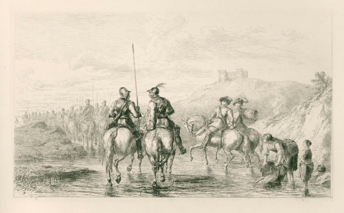 John Frederick Tayler, Troopers on the March - Fording