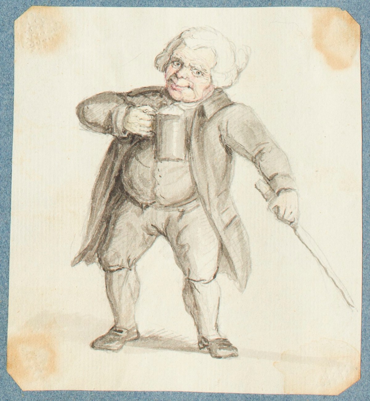 William Daniell RA, Man drinking from a tankard