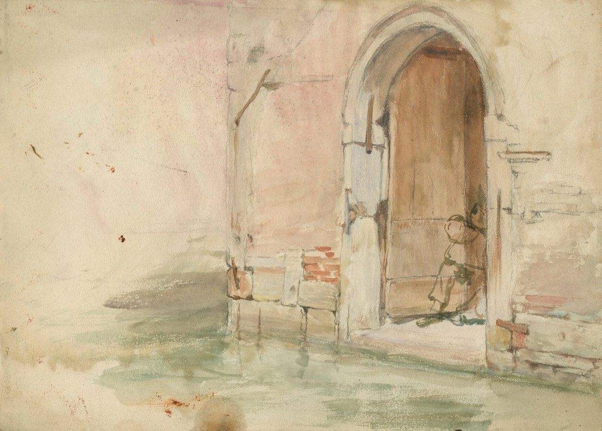Sir William Quiller Orchardson RA, A Venetian doorway
