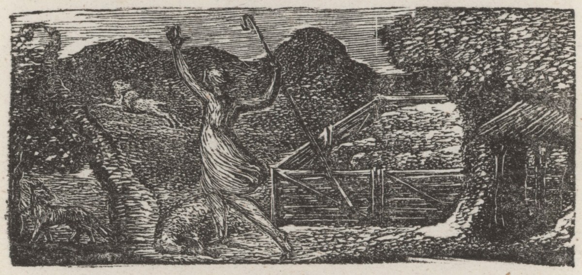 William Blake, 'Nor Fox, nor Wolf, nor Rat among our Sheep'