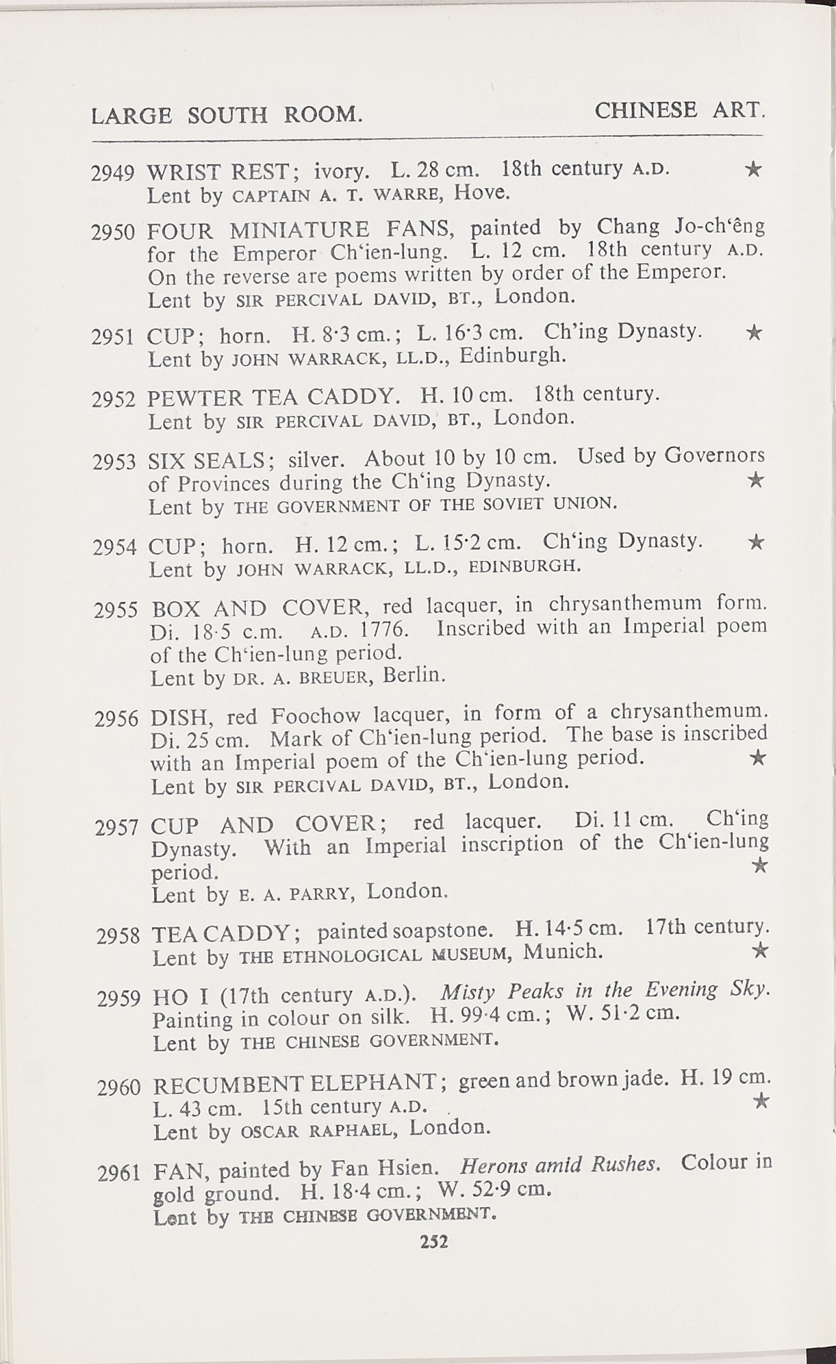 Page 280 of 1935-36 - International Exhibition of Chinese Art