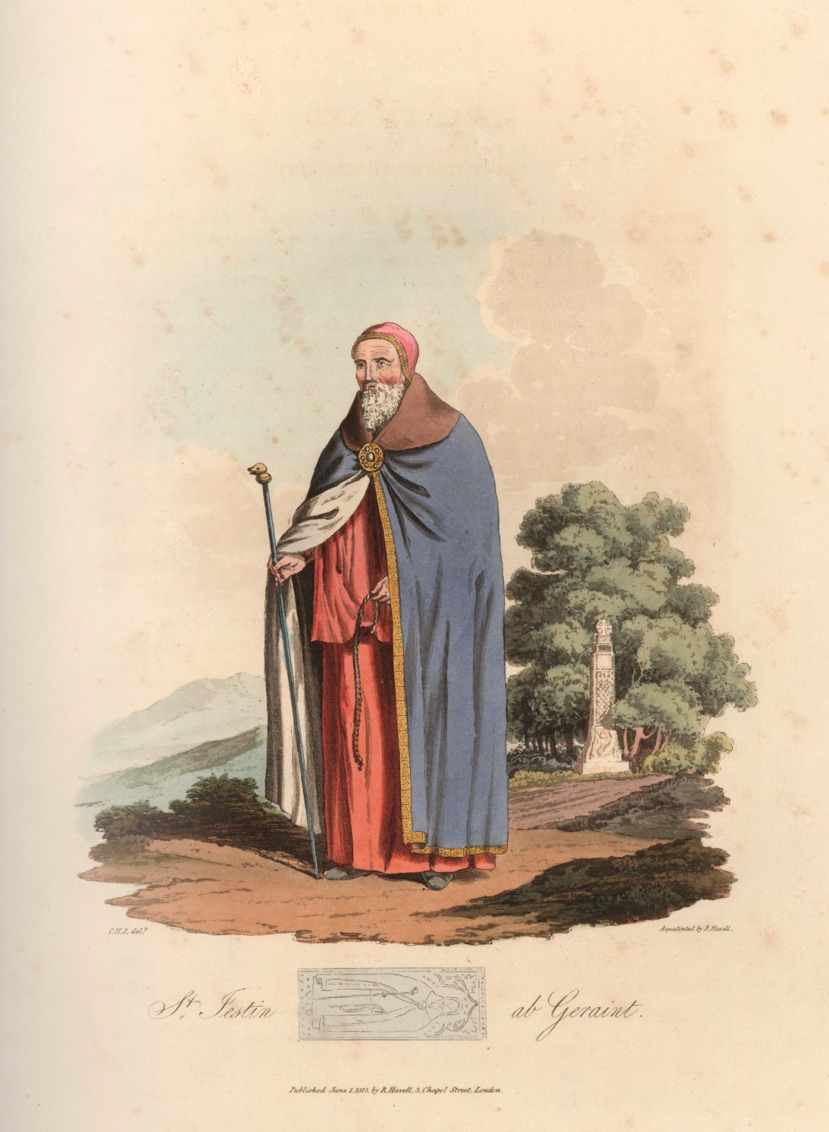 Charles Hamilton Smith, St. Iestin ab Geraint
