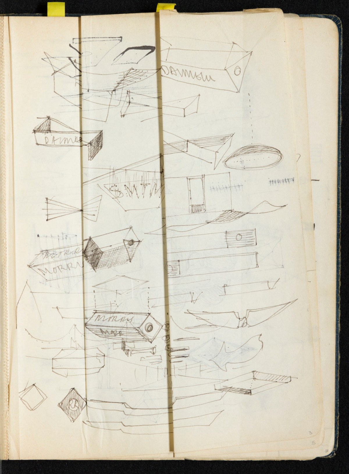Sir Hugh Casson PRA, Britannia and Glyndebourne sketchbook