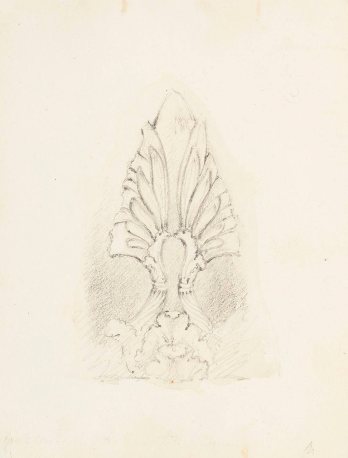 Richard Westmacott the Younger RA, Sketch after Greek ornament