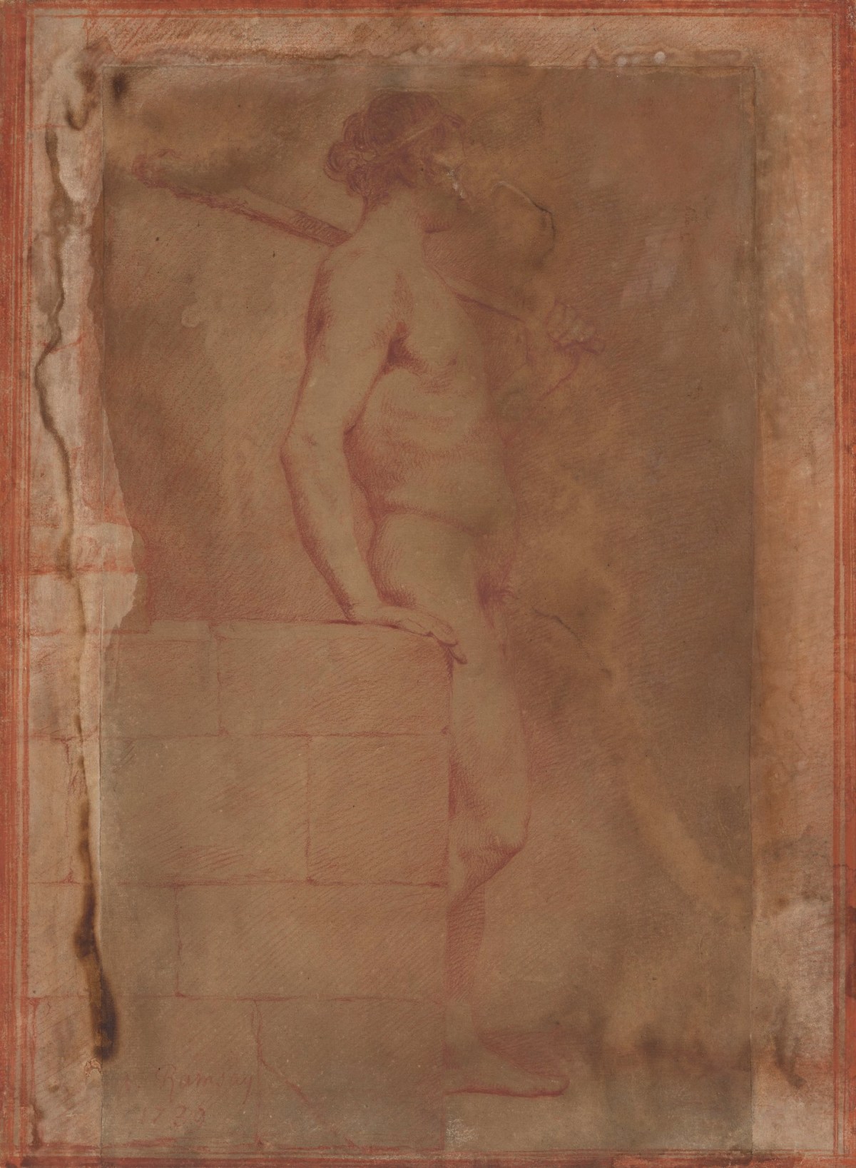 Allan Ramsay, Male nude in profile