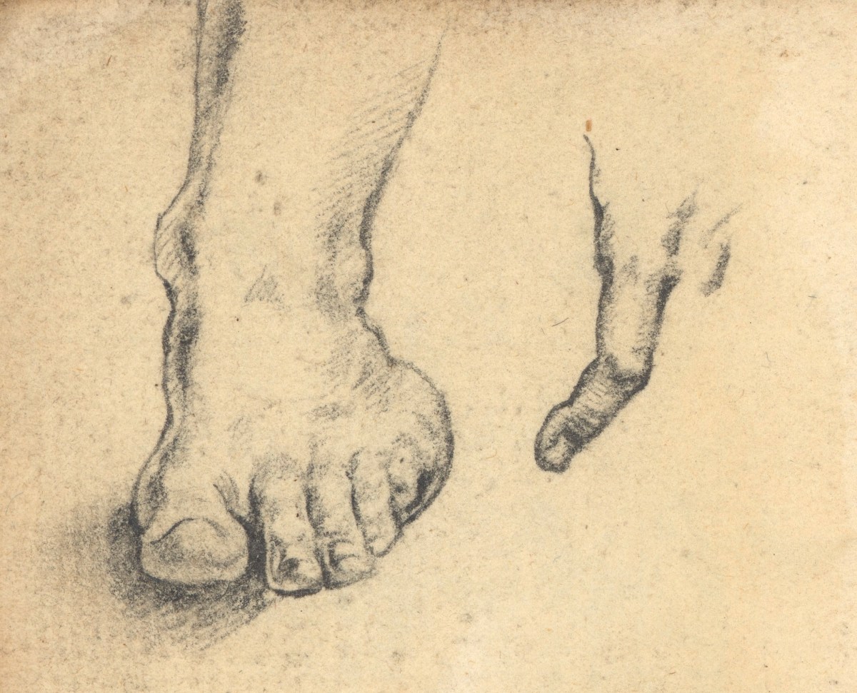 Benjamin West PRA, Leaf from a sketchbook