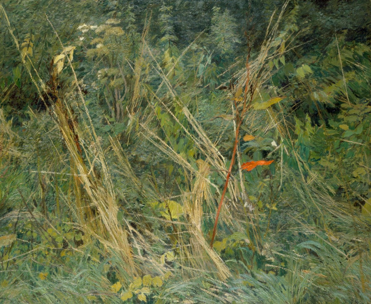 Christopher Sanders RA, Study of Long Grass near Polstead