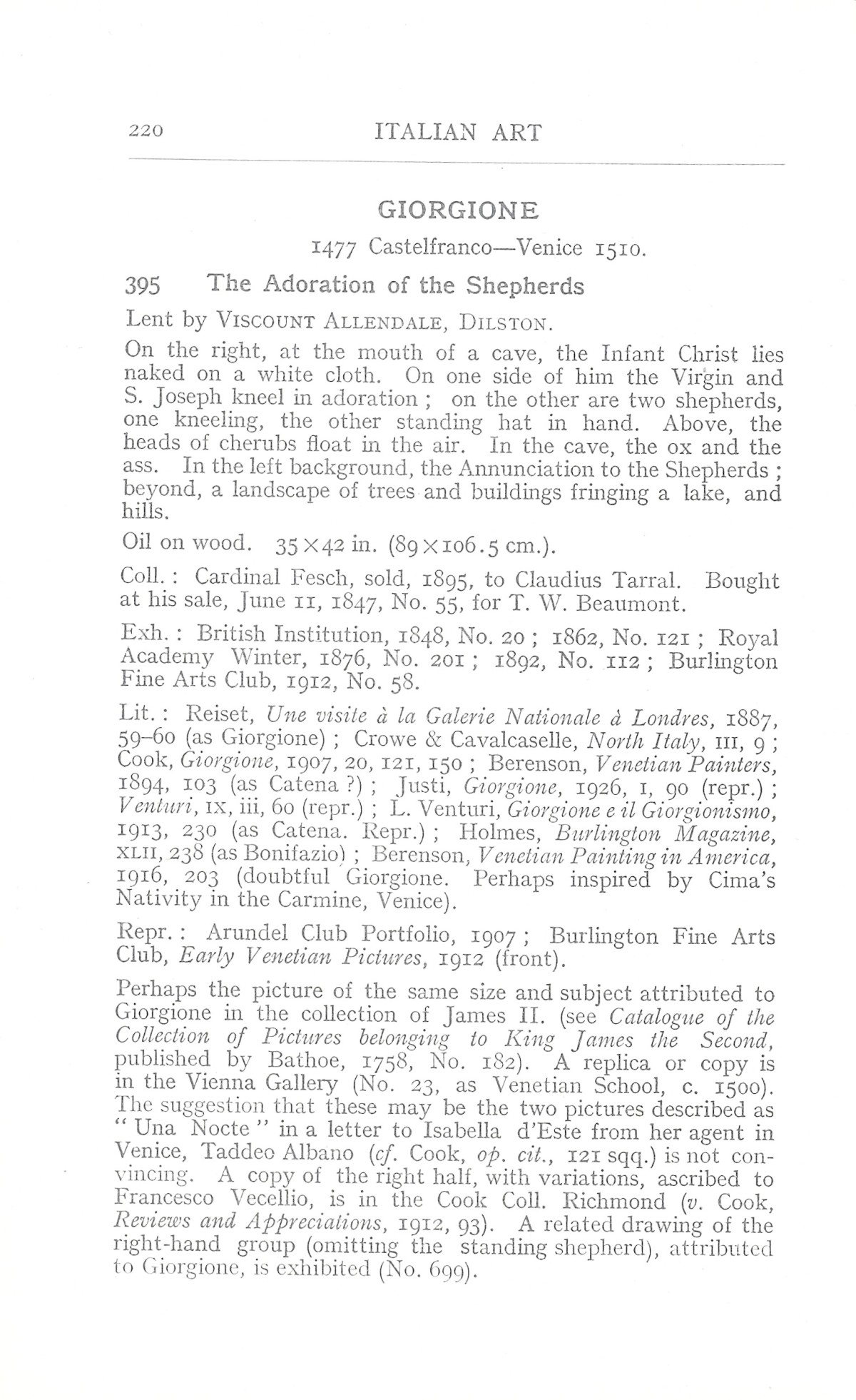 Page 224 of 1930 - Exhibition of Italian Art 1200-1900