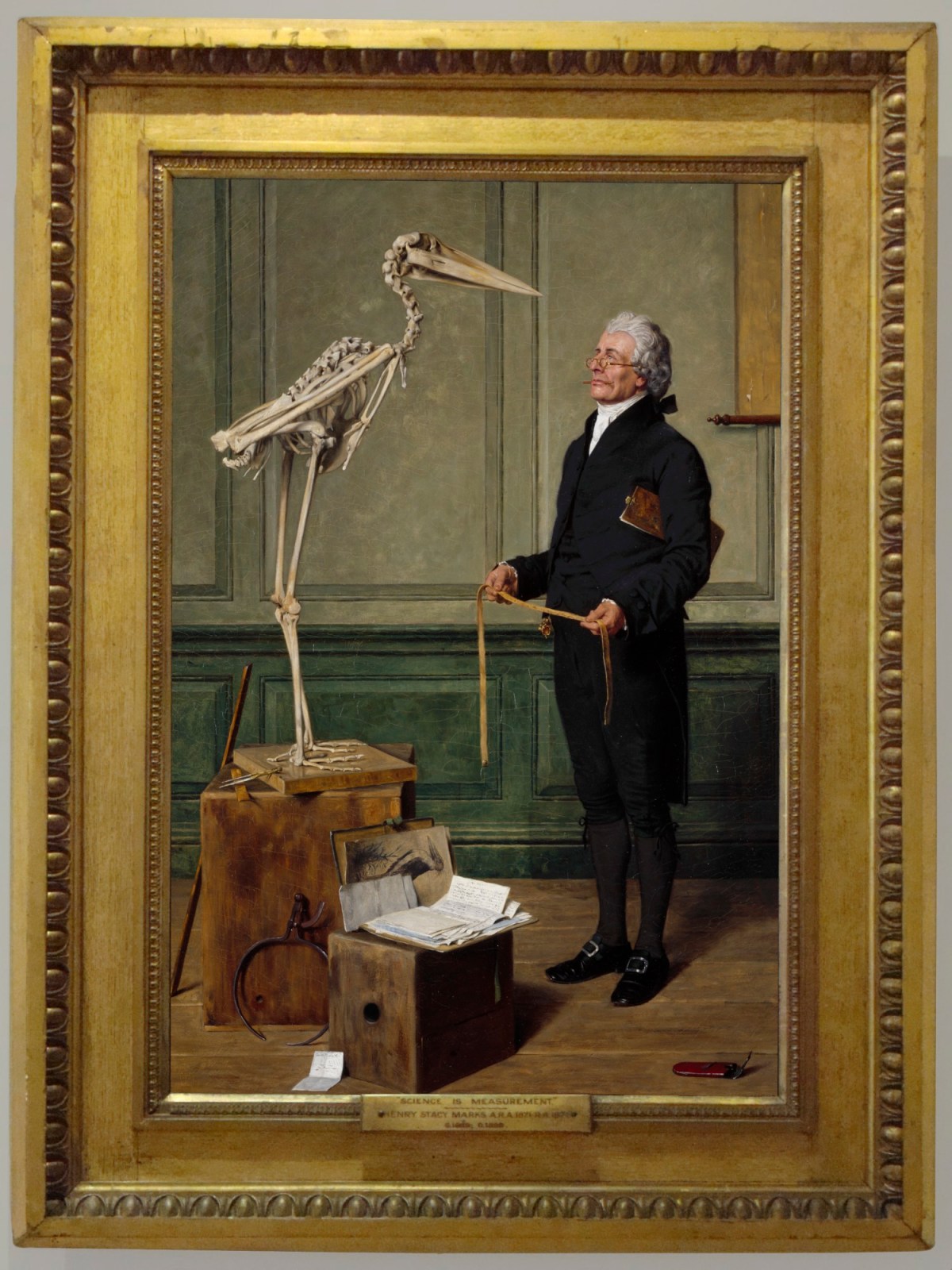 Unknown, Frame for Henry Stacy Marks RA 'Science is Measurement'