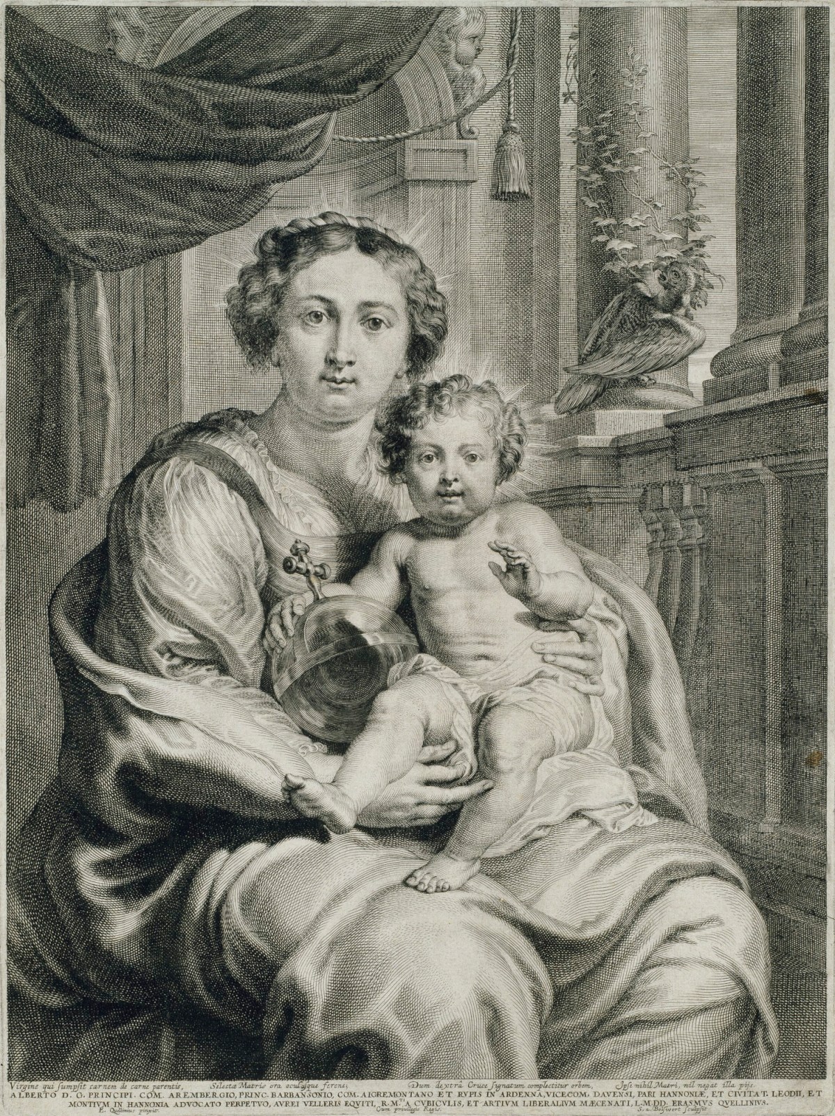 Erasmus Quellin II, The Holy Virgin and Child