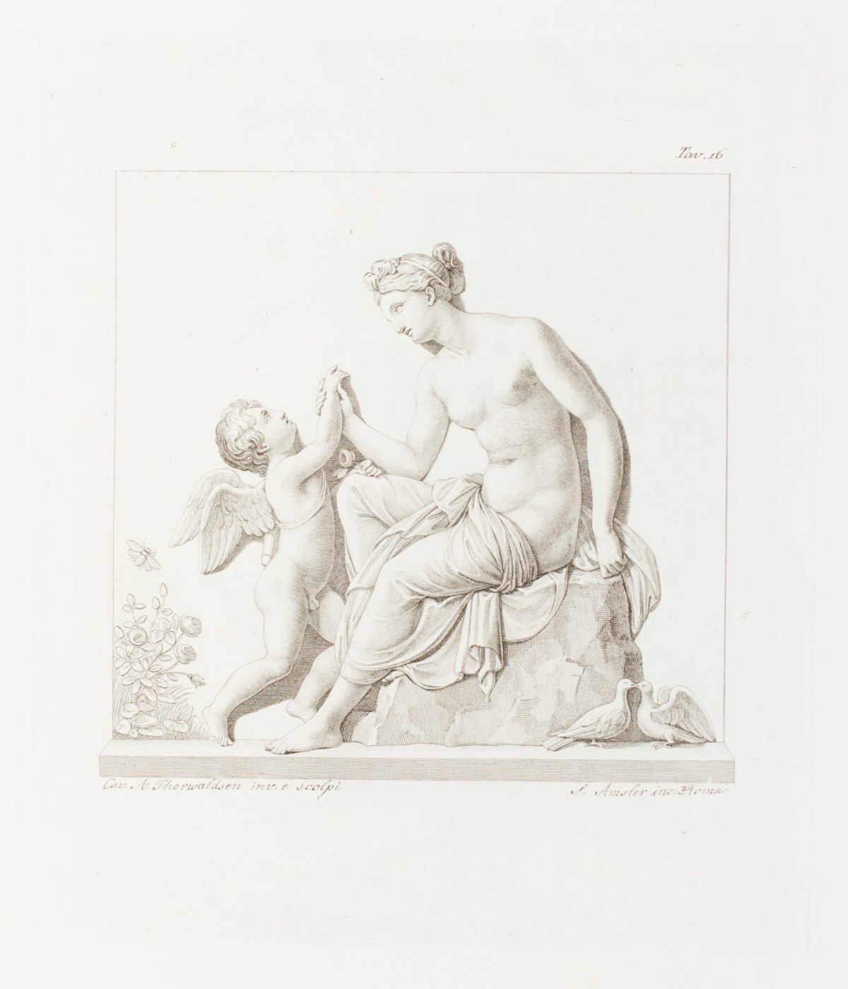 Bertel Thorvaldsen, 'Venere e amore.'