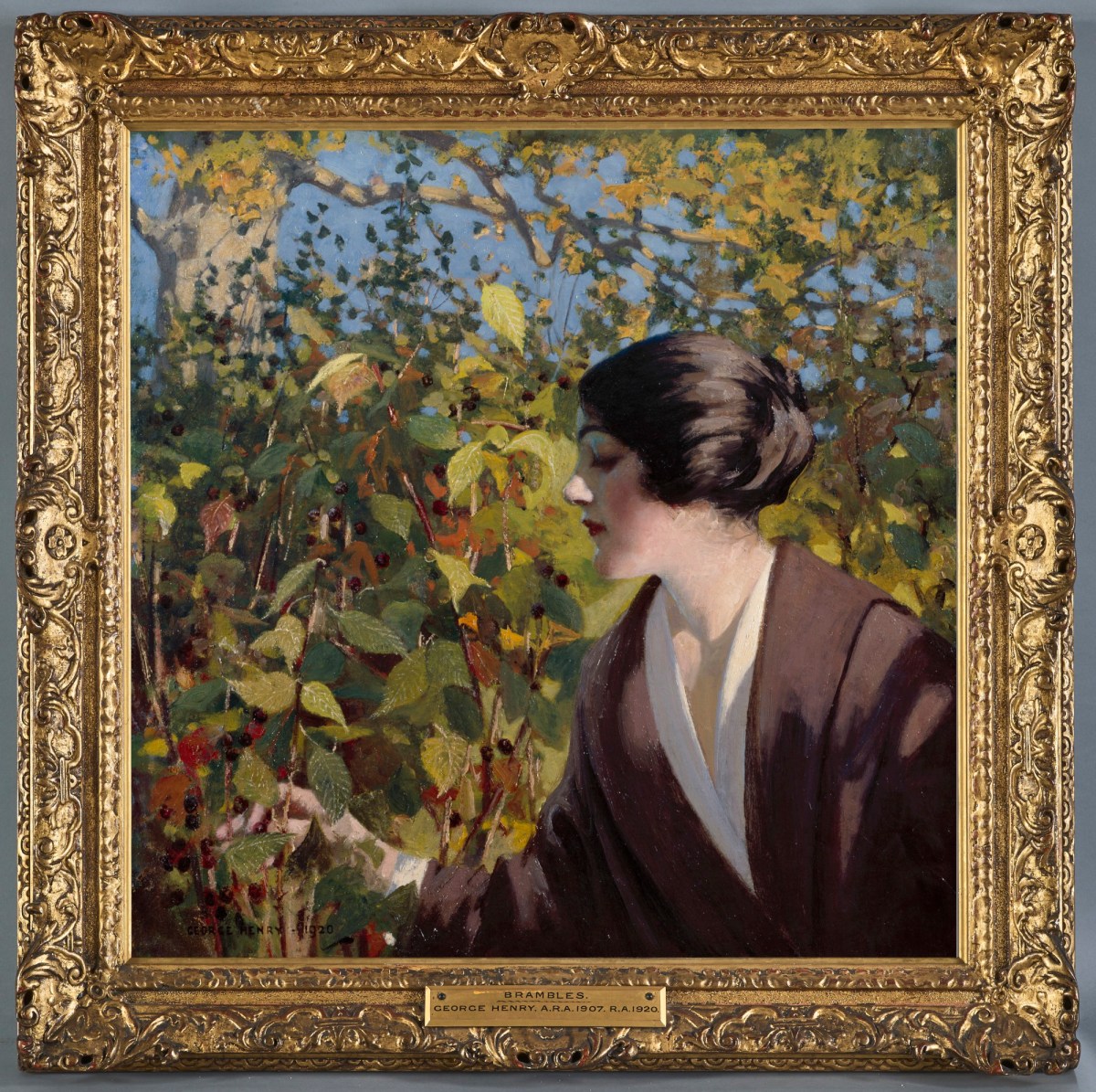 Unknown, Frame for George Henry RA 'Brambles'