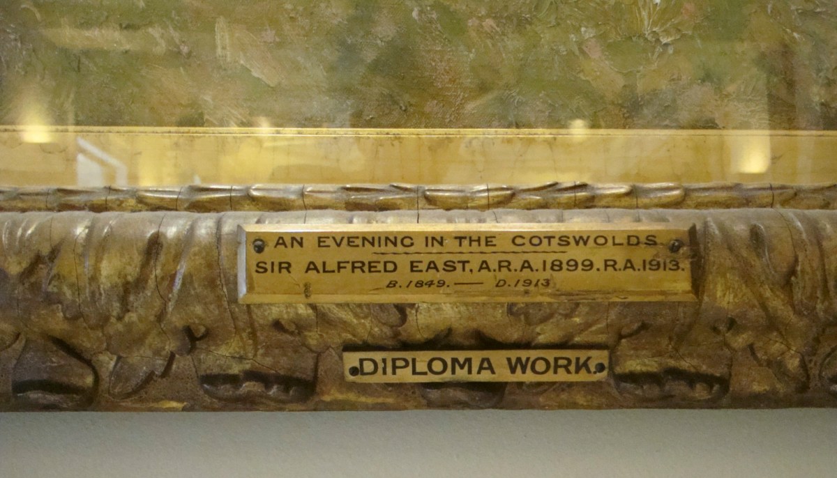 Unknown, Frame for Sir Alfred East RA 'Evening in the Cotswolds'