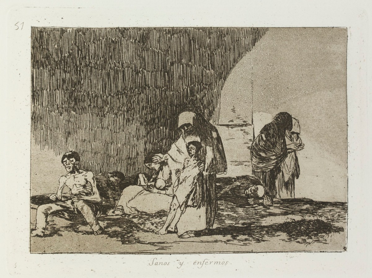 Francisco Goya, 'Sanos y enfermos.'