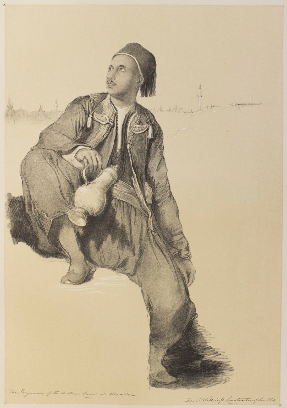 Sir David Wilkie RA, The Dragoman of the Austrian Consul at Alexandria; in the service of Baron Sturmer, Constantinople