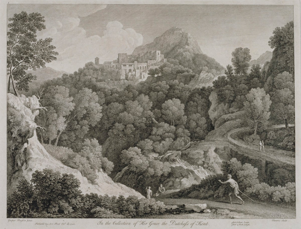 François Vivares, Landscape with five figures