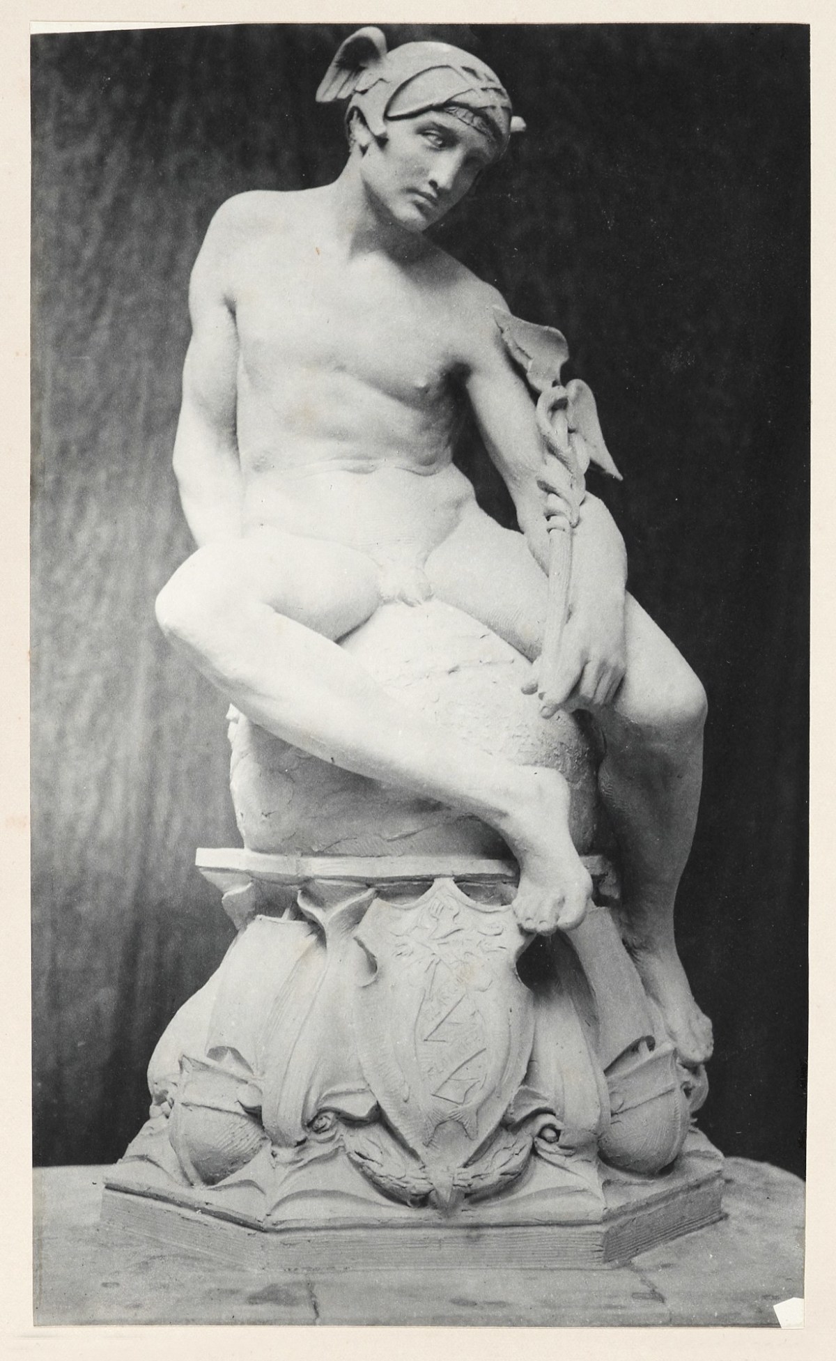 Unidentified photographer, Seated figure of Mercury.