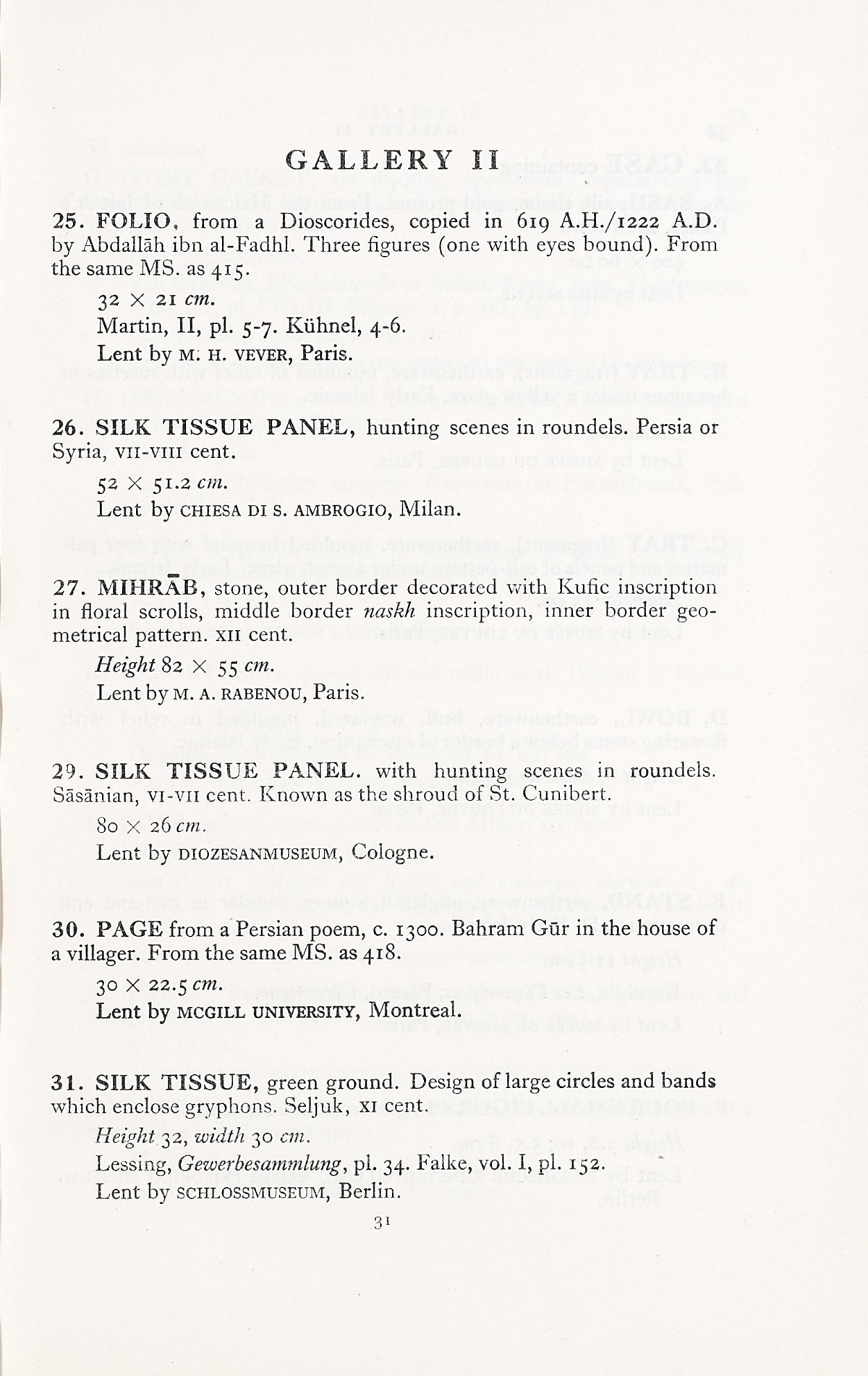 Page 59 of 1931 - International Exhibition of Persian Art