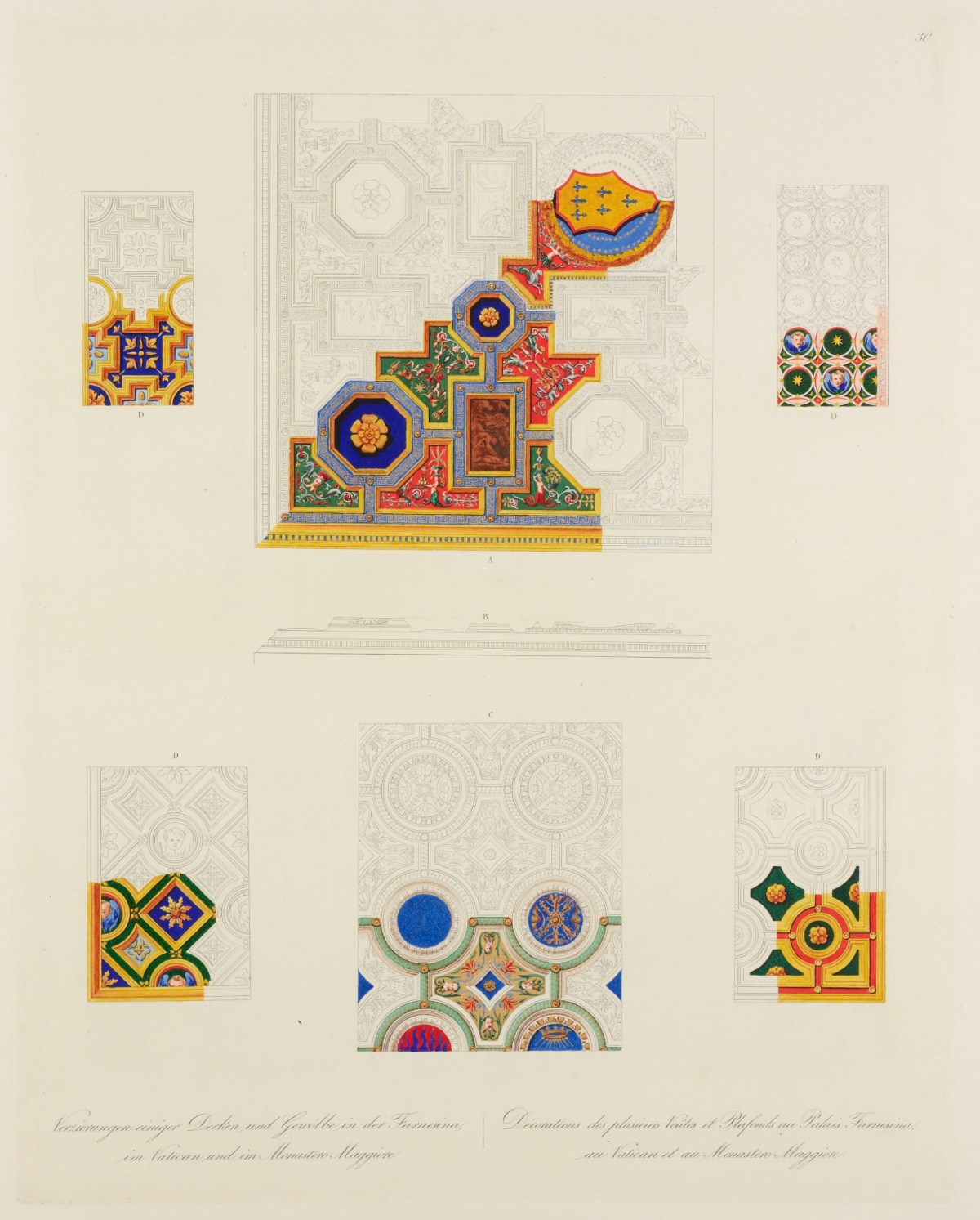 Various, 'Decorations of various Groined Ceilings.'