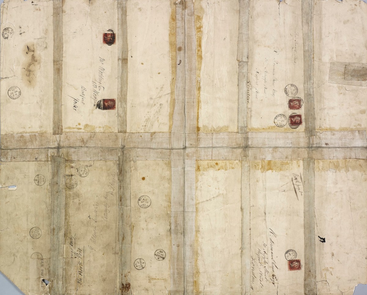 Richard Norman Shaw RA, Design for Holy Trinity Church, Bingley, Yorkshire: plans, section and elevation of organ