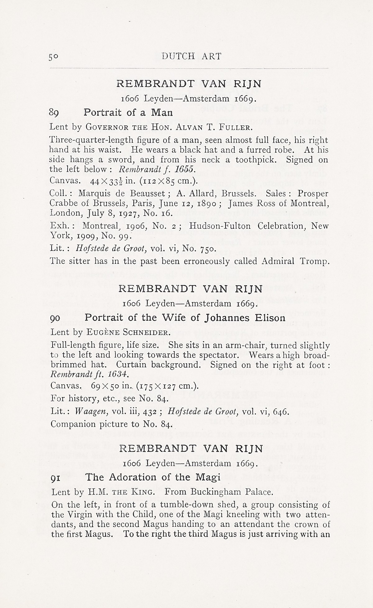 Page 54 of 1929 - Exhibition of Dutch Art 1450-1900