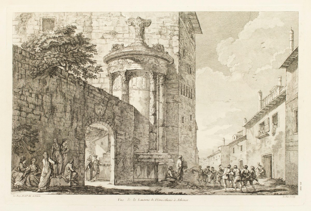 Julien-David Le Roy, View of the Choragic Monument of Lysicrates, Athens
