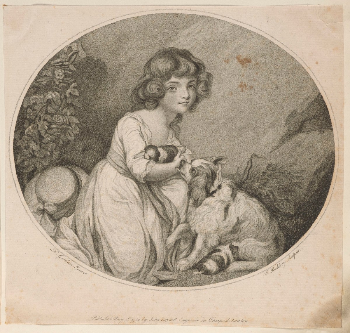 Daniel Gardner, Girl and Puppies