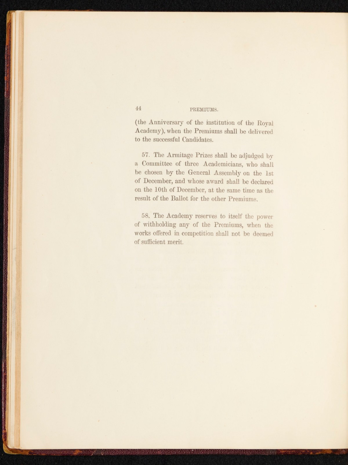 Sir Lawrence Alma-Tadema RA, A copy of the RA Laws as relating to the Schools, annotated and with sketches by Alma-Tadema