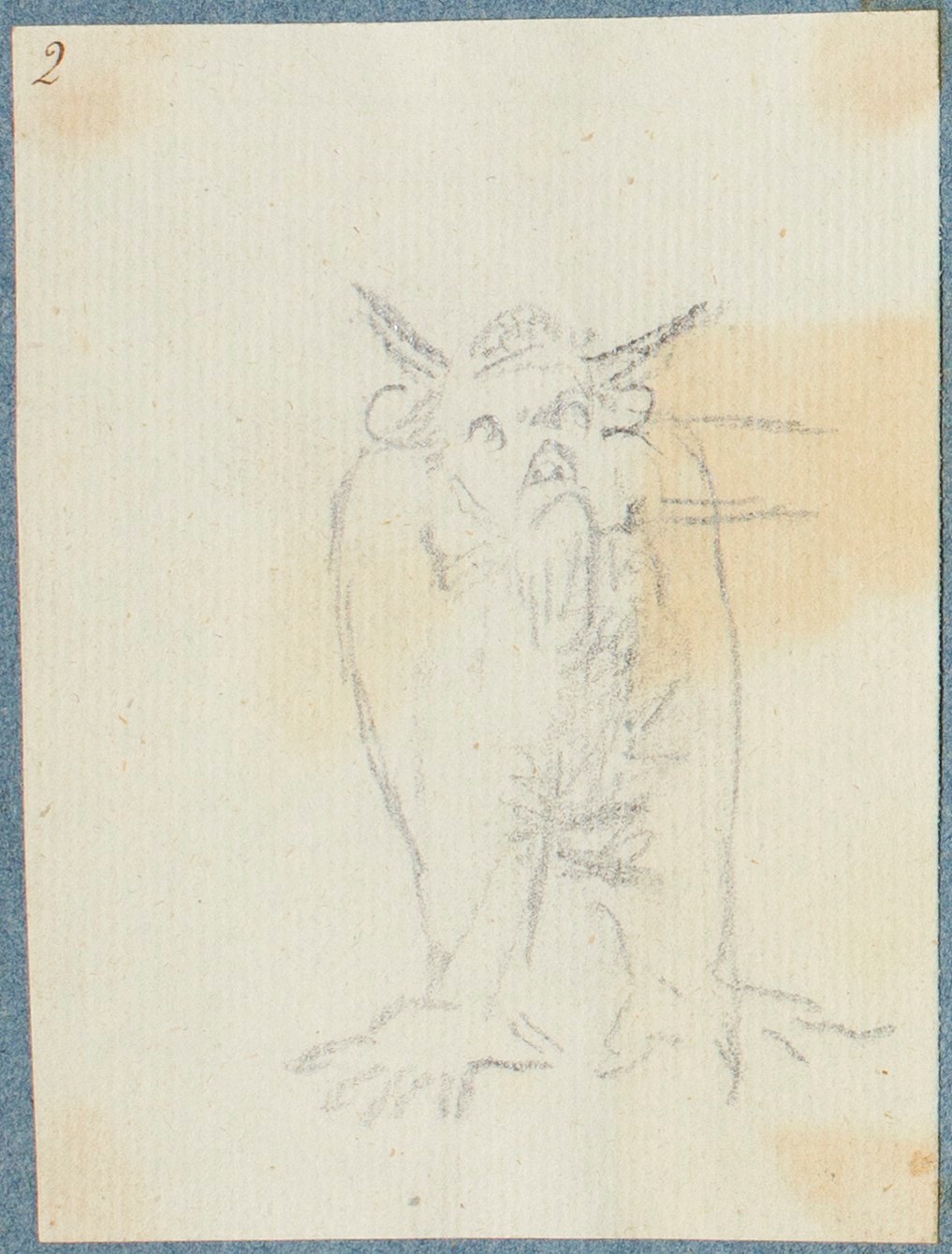 George Dance RA, Monster with horns and webbed feet