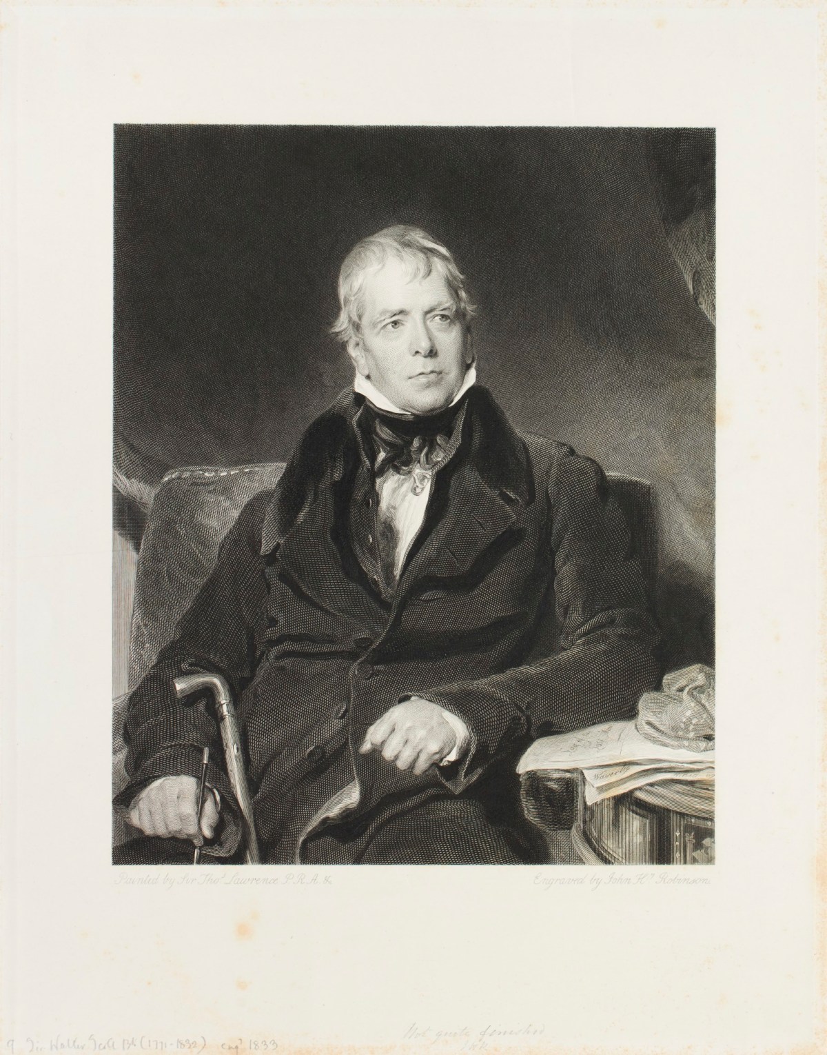 Sir Thomas Lawrence PRA, Sir Walter Scott