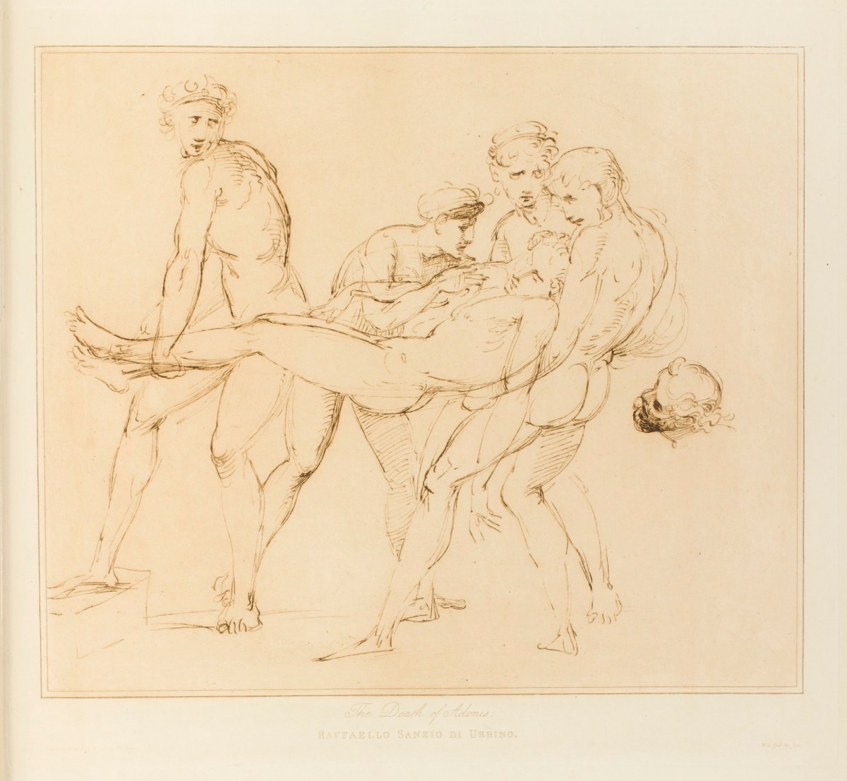 William Long, 'The Death of Adonis' after a drawing attributed to Raffaello Sanzio