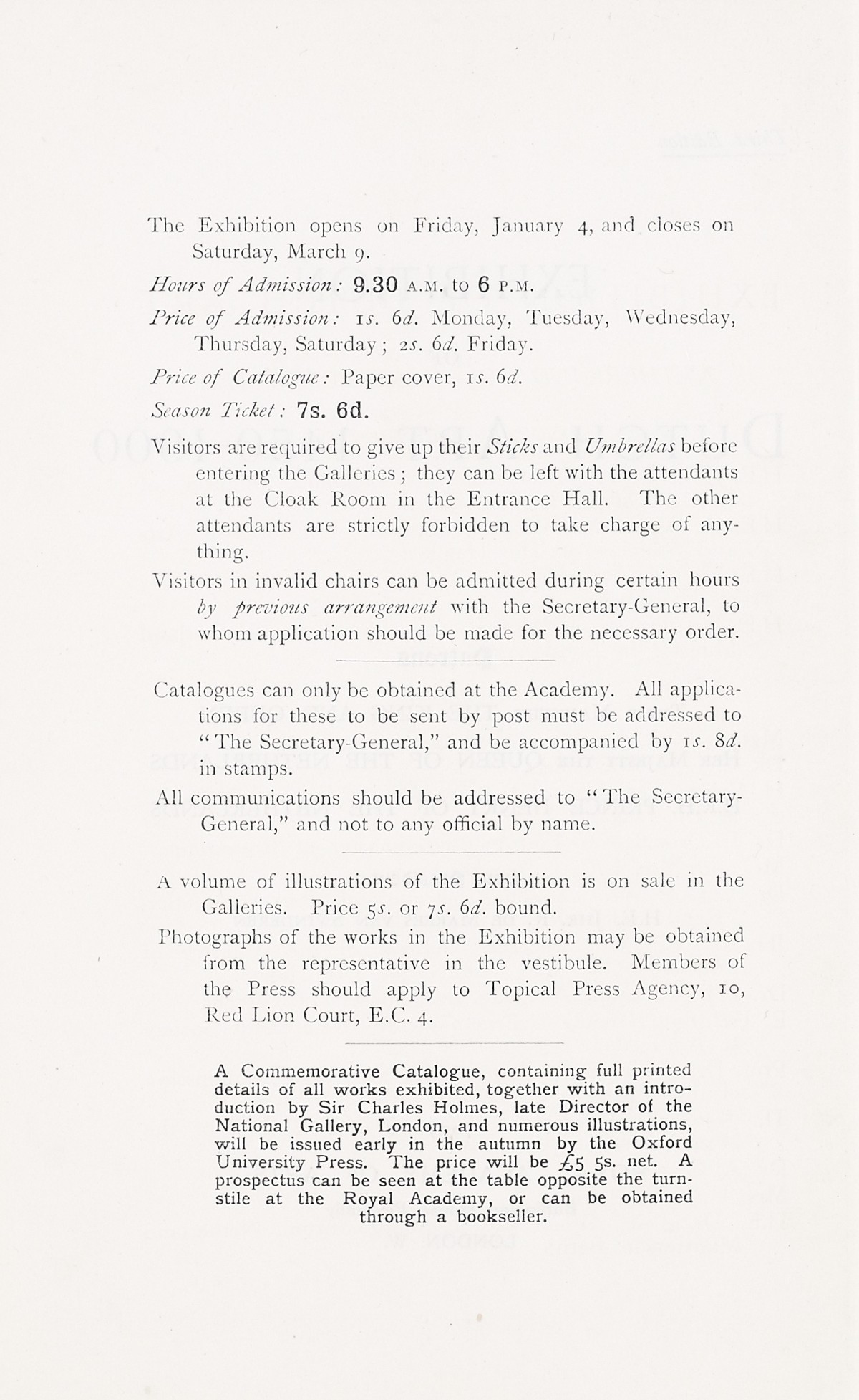 Page 6 of 1929 - Exhibition of Dutch Art 1450-1900