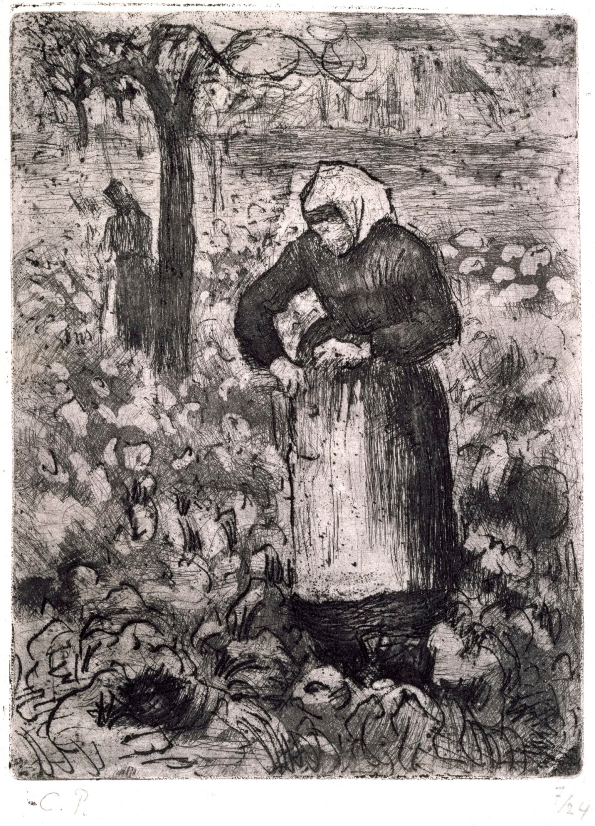 Camille Pissarro, Paysanne dans les choux