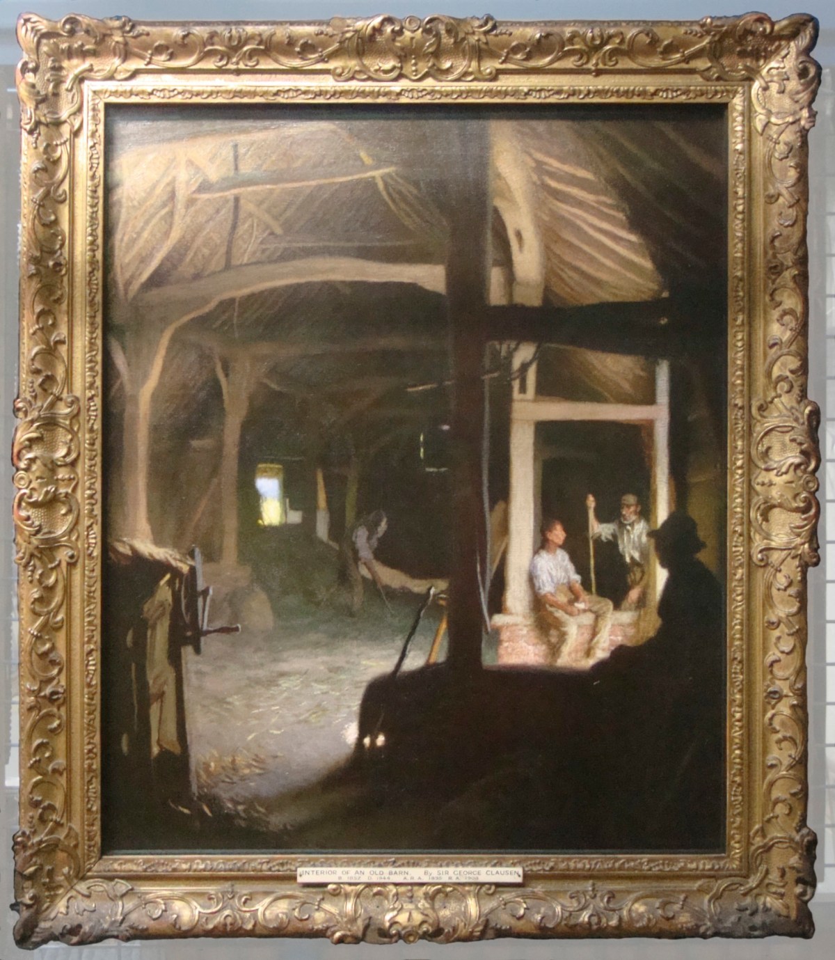 Chapman Bros - London, Frame for Sir George Clausen RA 'Interior of an Old Barn'