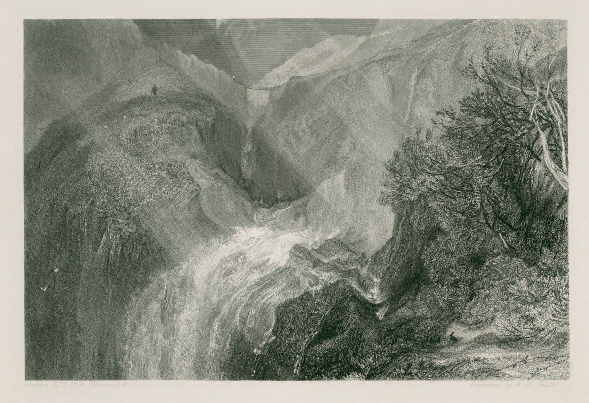 J.M.W. Turner RA, Chain Bridge over the River Tees