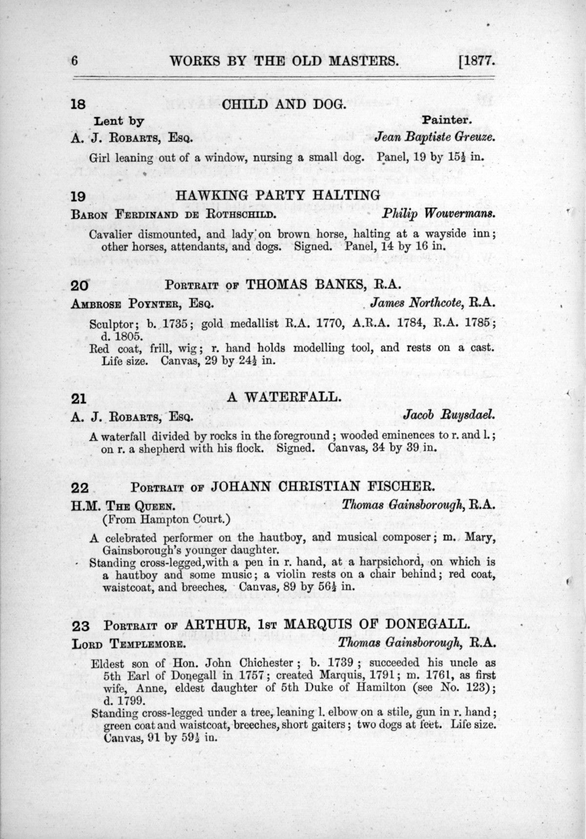 Page 6 of 1877 - Old Masters and deceased masters of the British School
