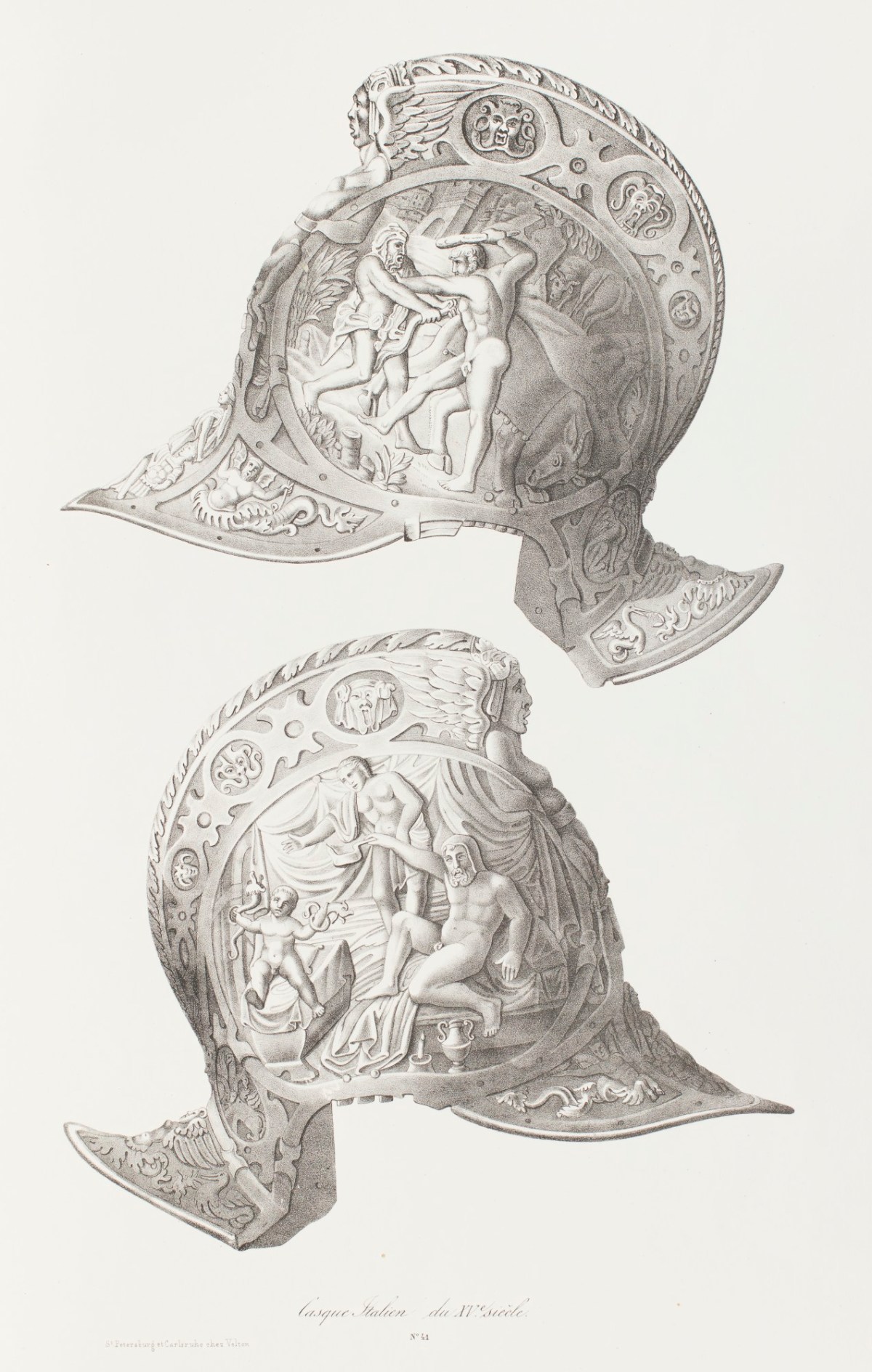 Alois Gustav Rockstuhl, 15th-century Italian helmet